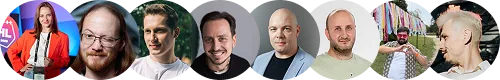 Екатерина Фирсова (Altenar), Алексей Мерсон (Яндекс), Александр Межов (Инфиннити), Андрей
                        Смирнов (Викенд в IT), Александр Кириллов (Evrone), Алексей Поляков (Т-Банк), Алексей Яшунькин
                        (Altenar), Евгений Малышев (Купер.тех).